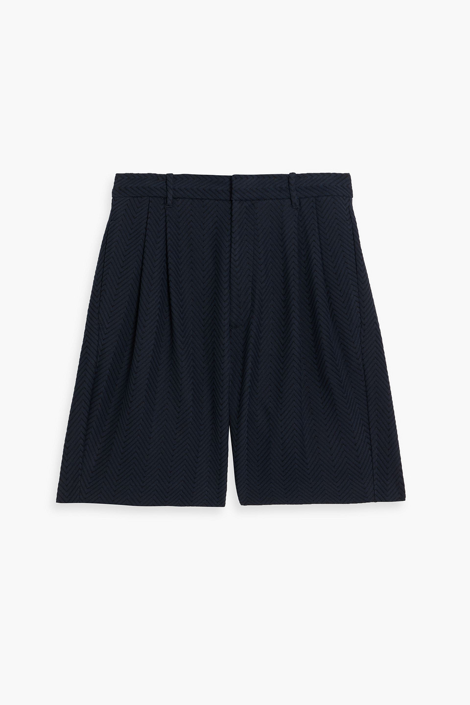 missoni - cotton-blend shorts - blue - it 44