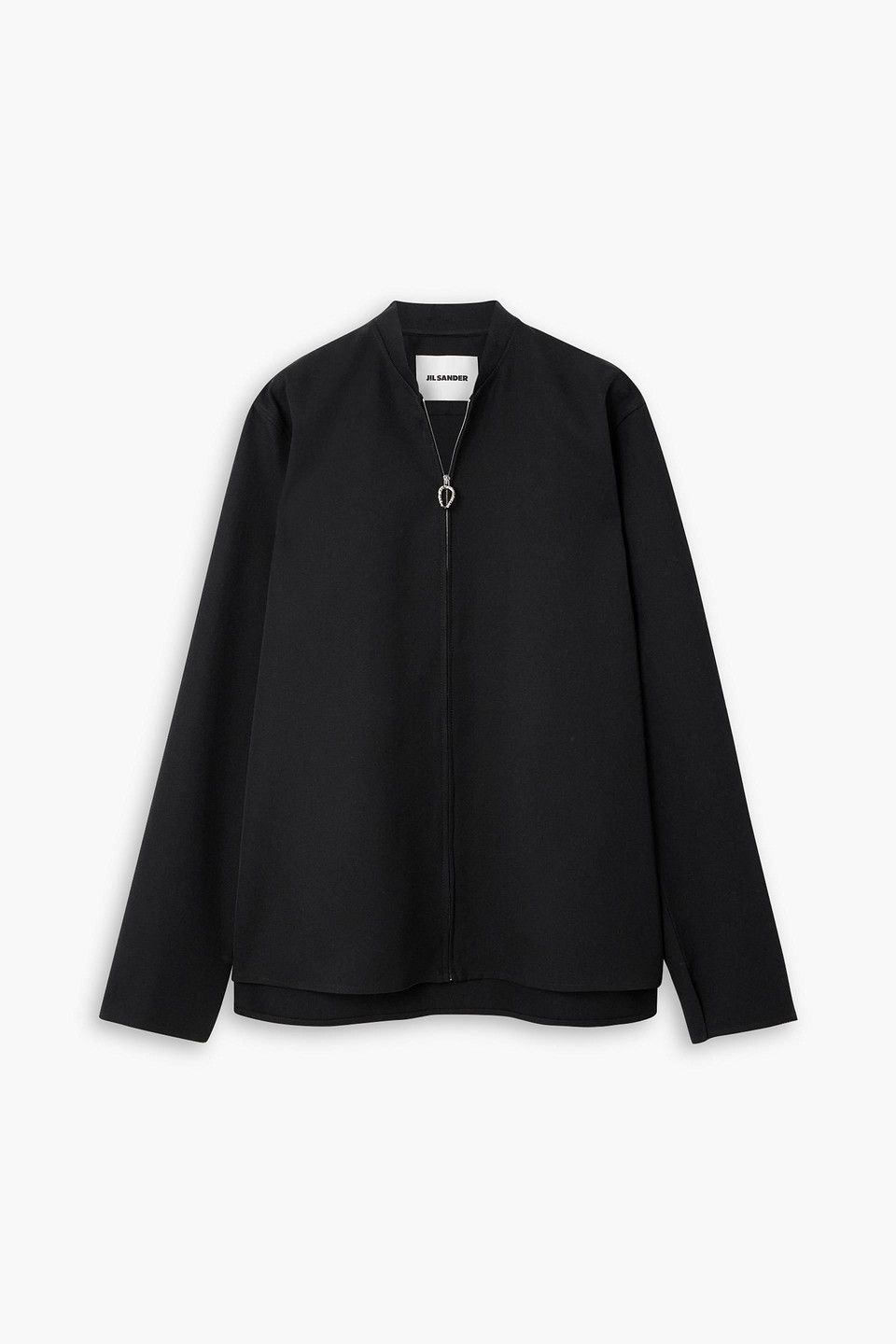 Jil Sander Wool-twill Jacket In Black