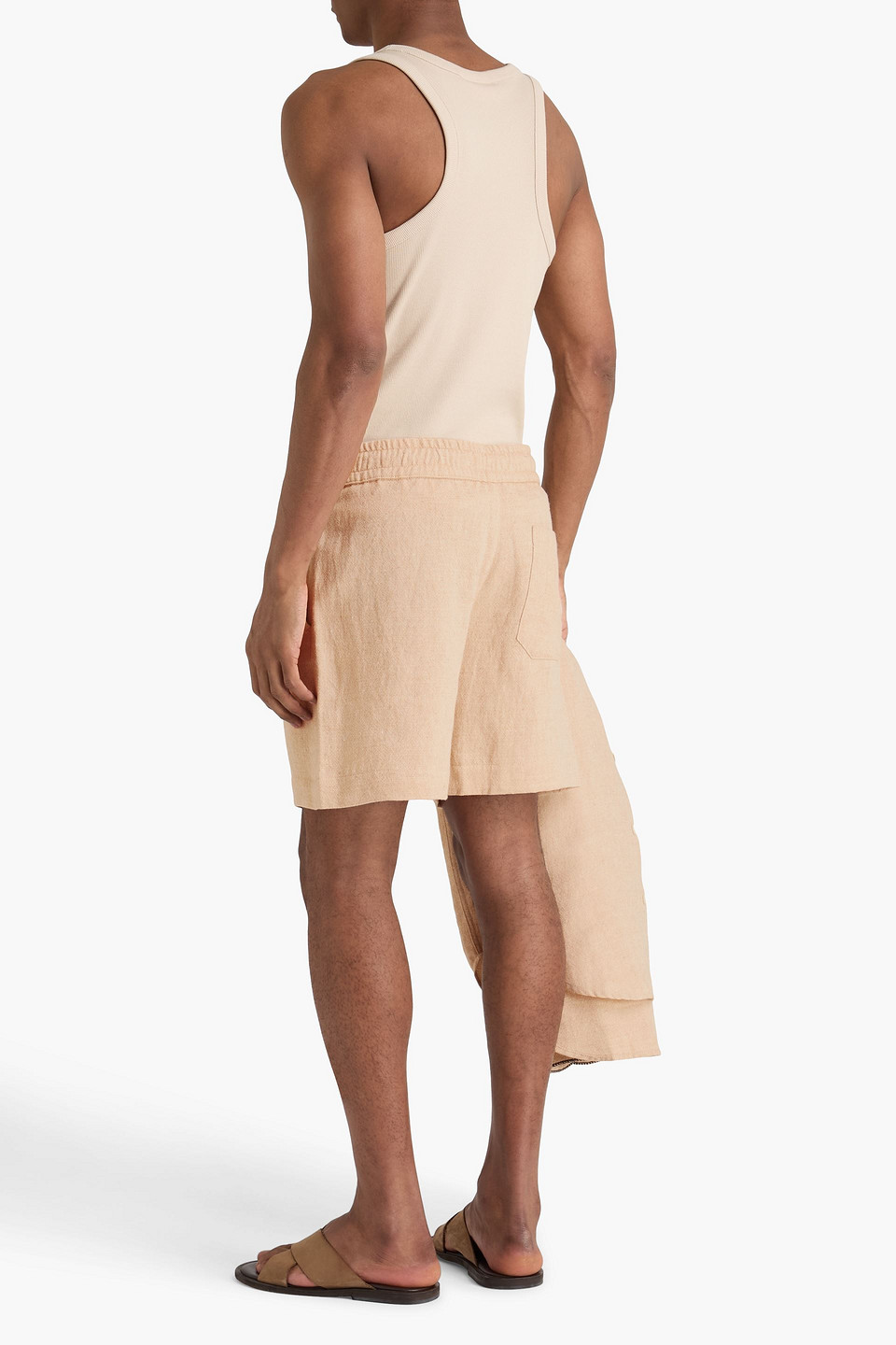  The Elder Statesman - Shorts Aus Jacquard Aus Einer Leinen-, Woll-, Seiden-kaschmirmischung Mit Tunnelzug - Neutral - 32 