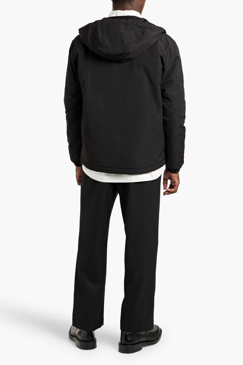 Sandro Padded Shell Jacket In Black