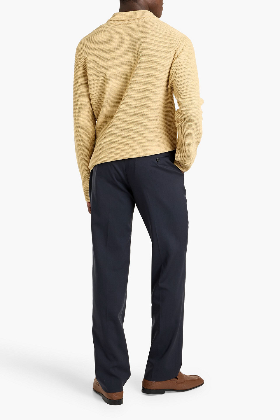  Sandro - Tapered Wool Pants - Blue - Fr 40 
