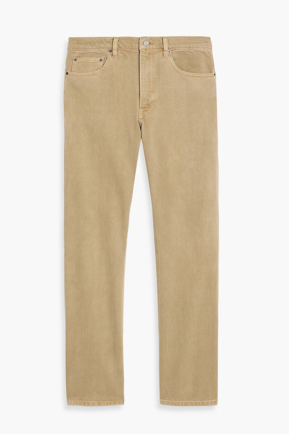 Frame The Boxy Denim Jeans In Brown