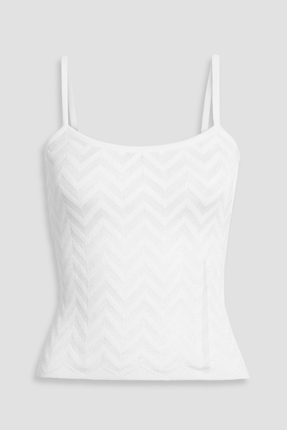 Missoni Crochet-knit Cotton-blend Camisole In White