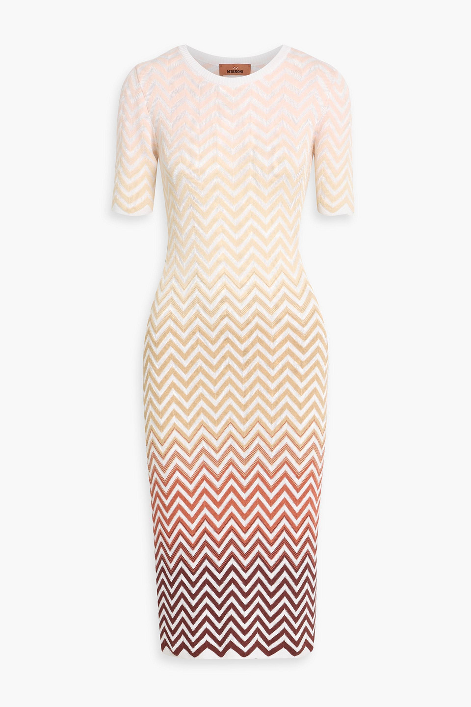 Missoni Crochet-knit Cotton-blend Dress In White