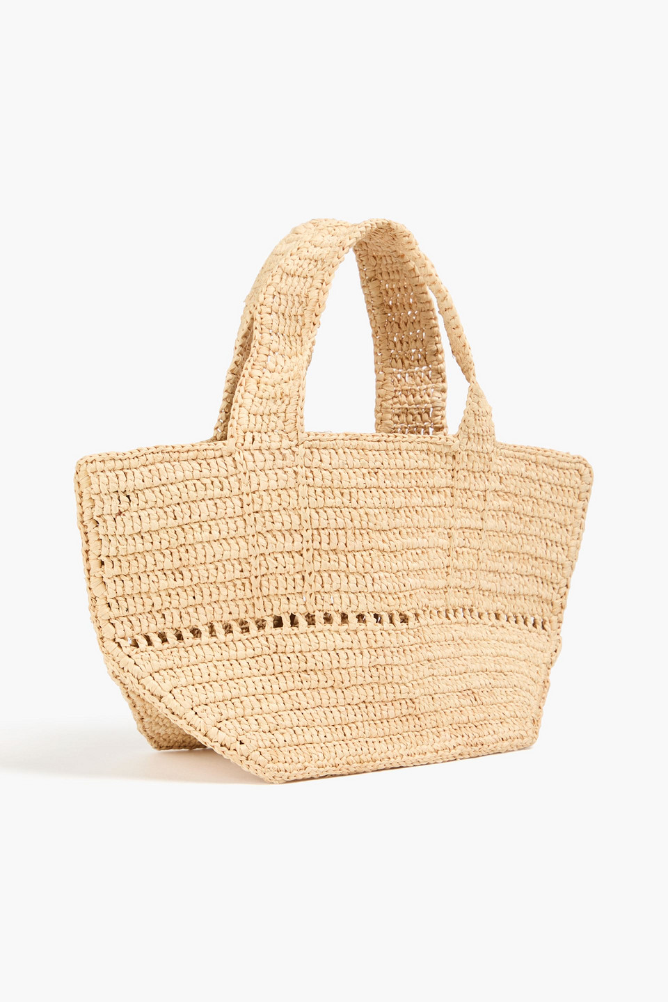  Maje - Schultertasche Aus Raffiabast - Neutral - Onesize 