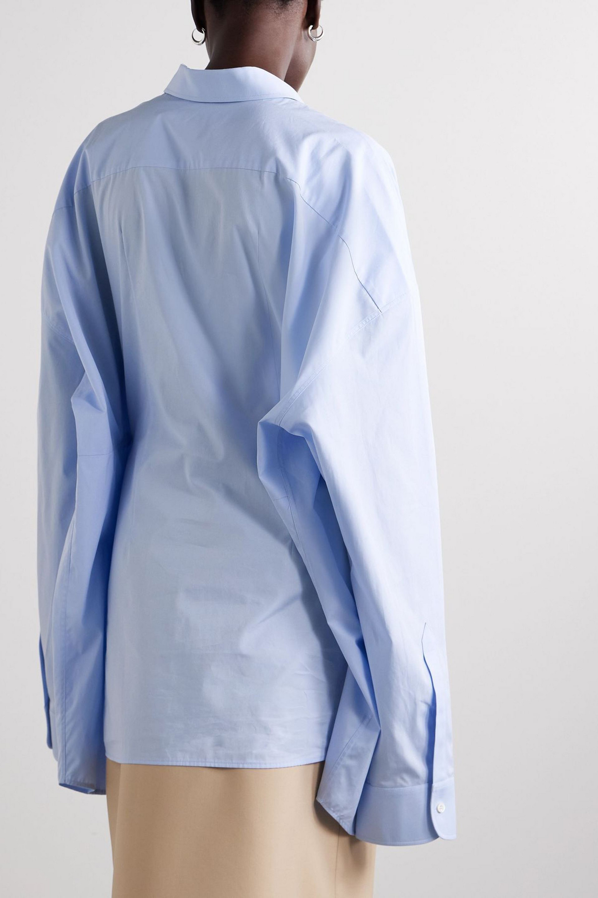 Marie Adam-leenaerdt Oversized cotton-poplin shirt thumbnail
