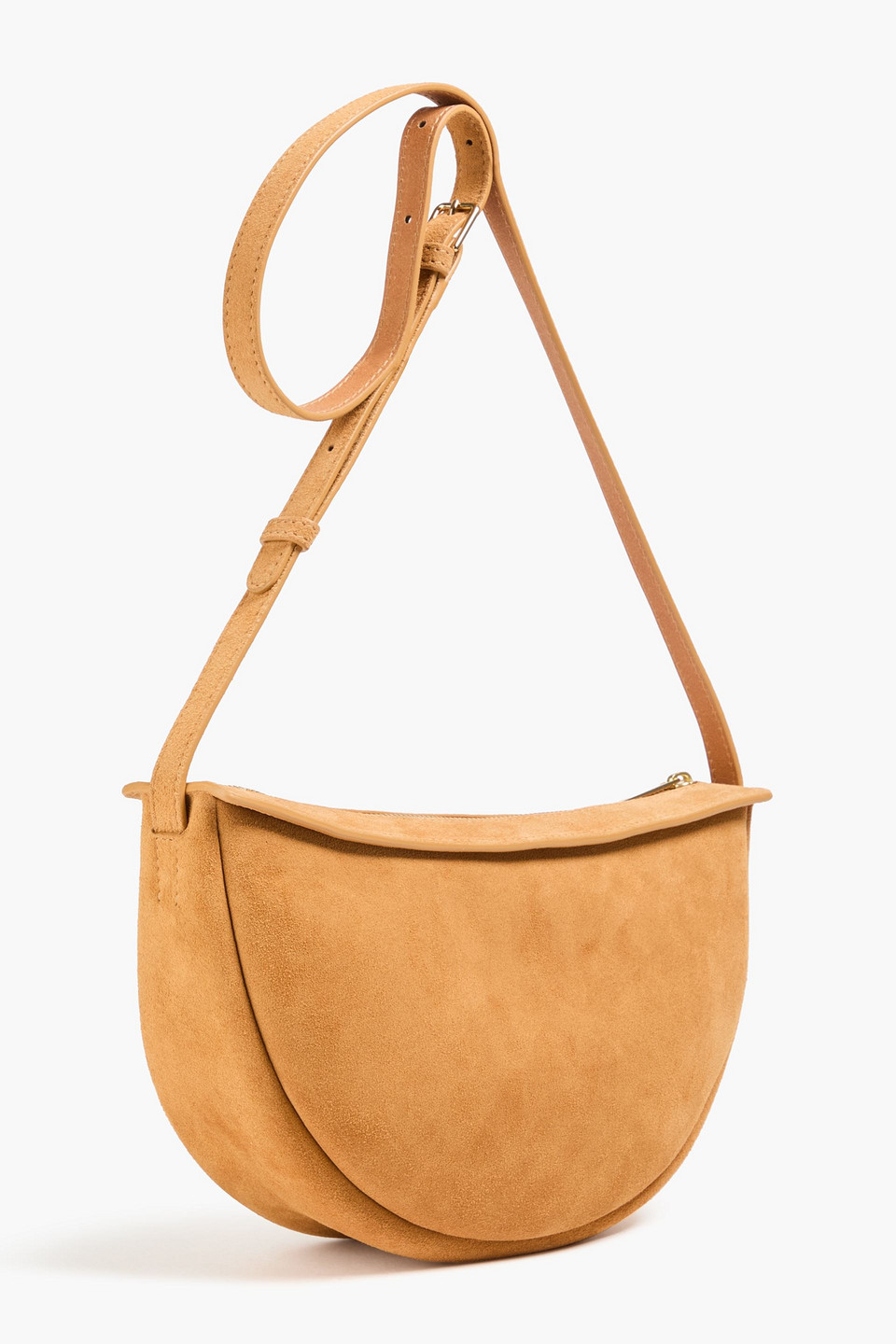  Mansur Gavriel - Schultertasche „moon Sling“ Aus Veloursleder - Gelb - Onesize 