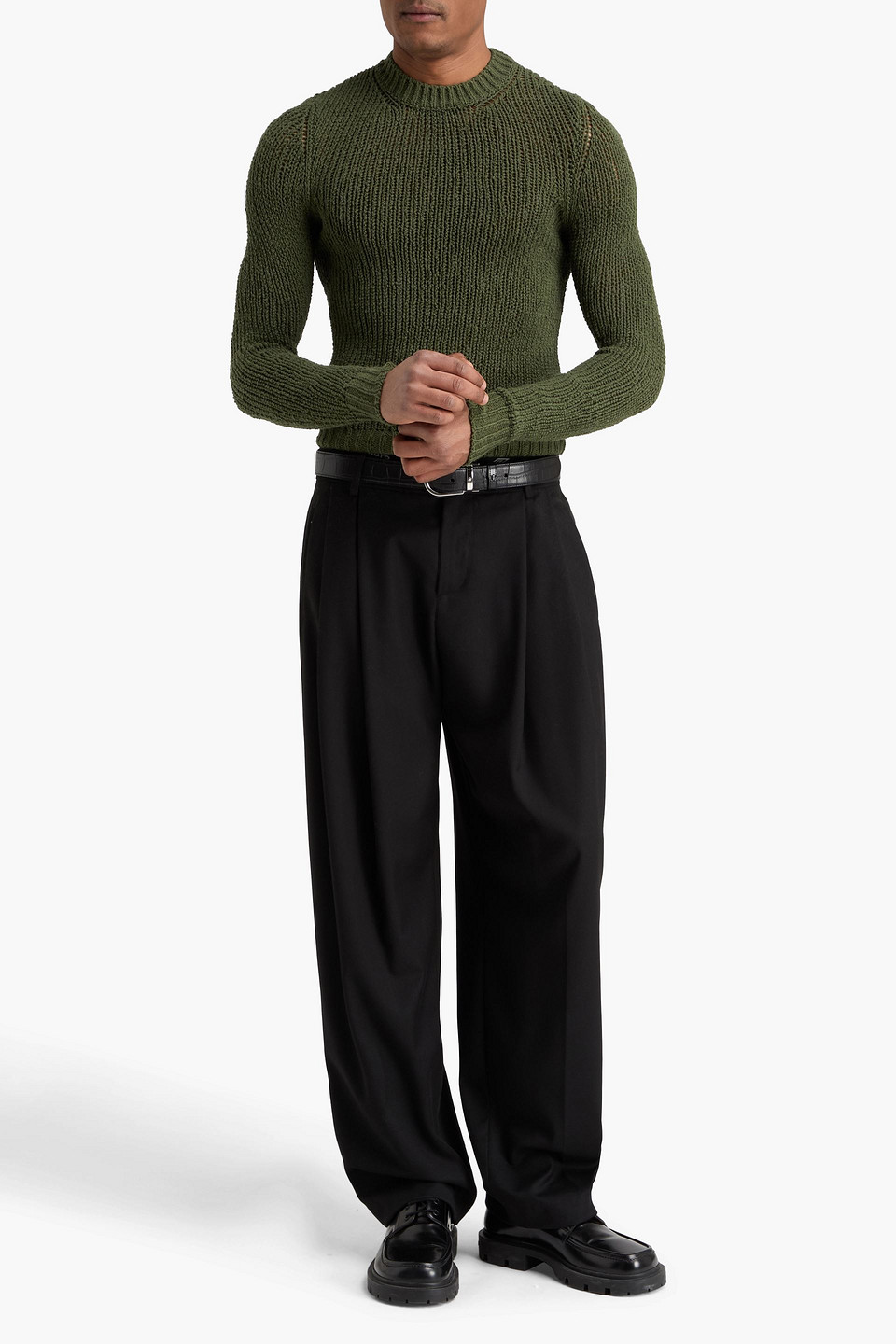  Jil Sander - Pullover Aus Einer Baumwollmischung - Grün - It 46 