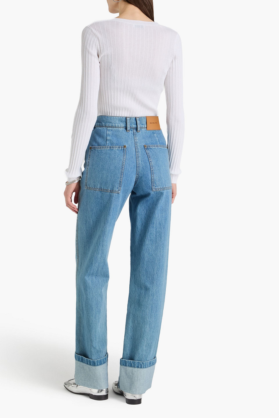  Sandro - Pullover Aus Einer Gerippten Baumwollmischung - Weiß - 3 
