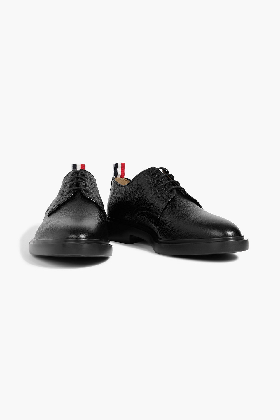  Thom Browne - Derbys Aus Narbenleder - Schwarz - Us 7 