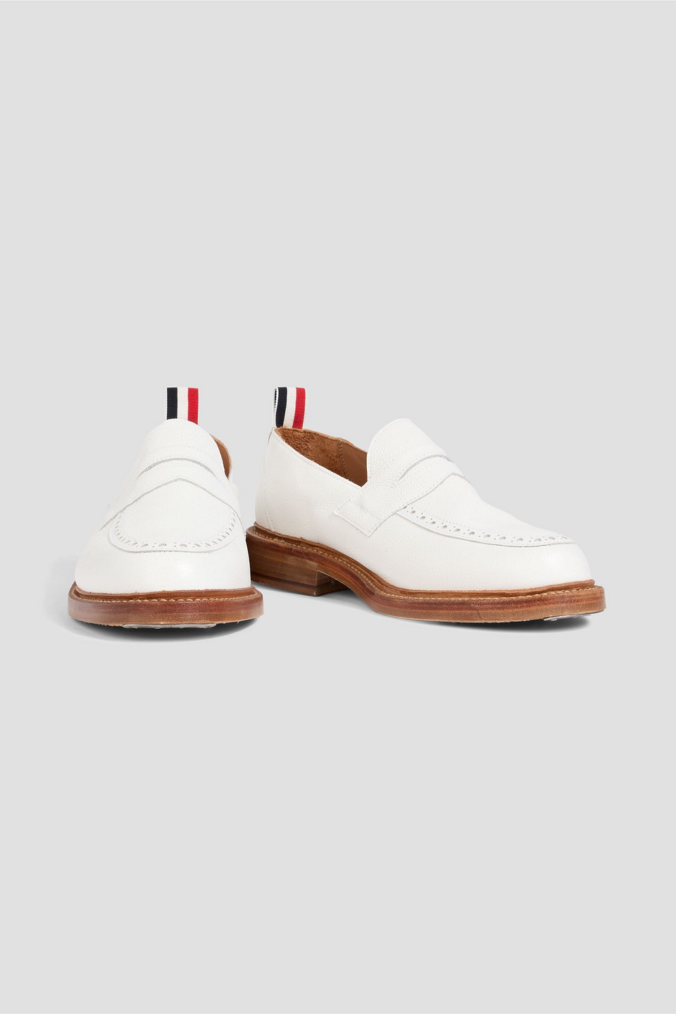  Thom Browne - Penny Loafers Aus Leder - Weiß - Us 9 