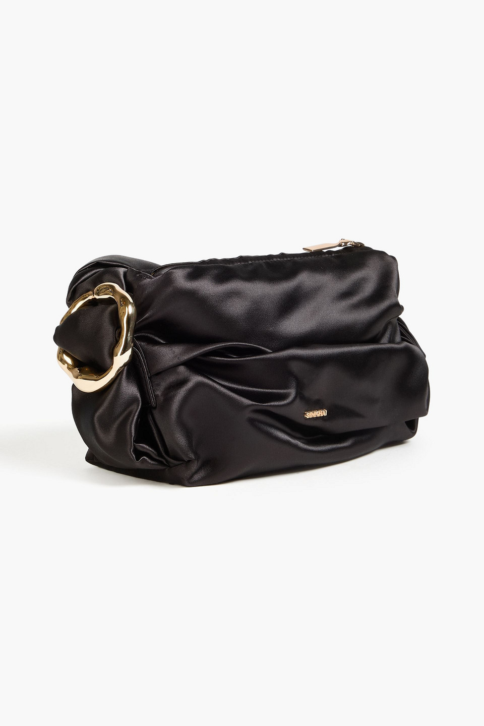  Simkhai - Clutch „belle“ Aus Satin - Schwarz - Onesize 
