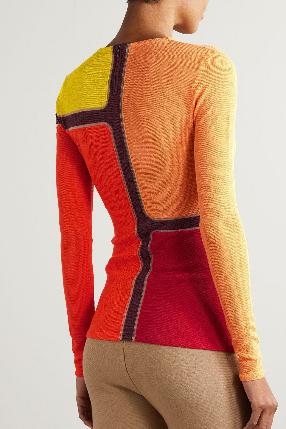  Gabriela Hearst - Pullover „atreus“ Aus Einer Wollmischung In Colour-block-optik Mit Einsätzen - Bunt - Xs 