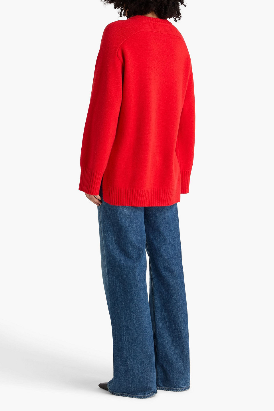  Loulou De Saison - Pullover „safifa“ Aus Einer Merinowoll-kaschmirmischung - Rot - Xs 