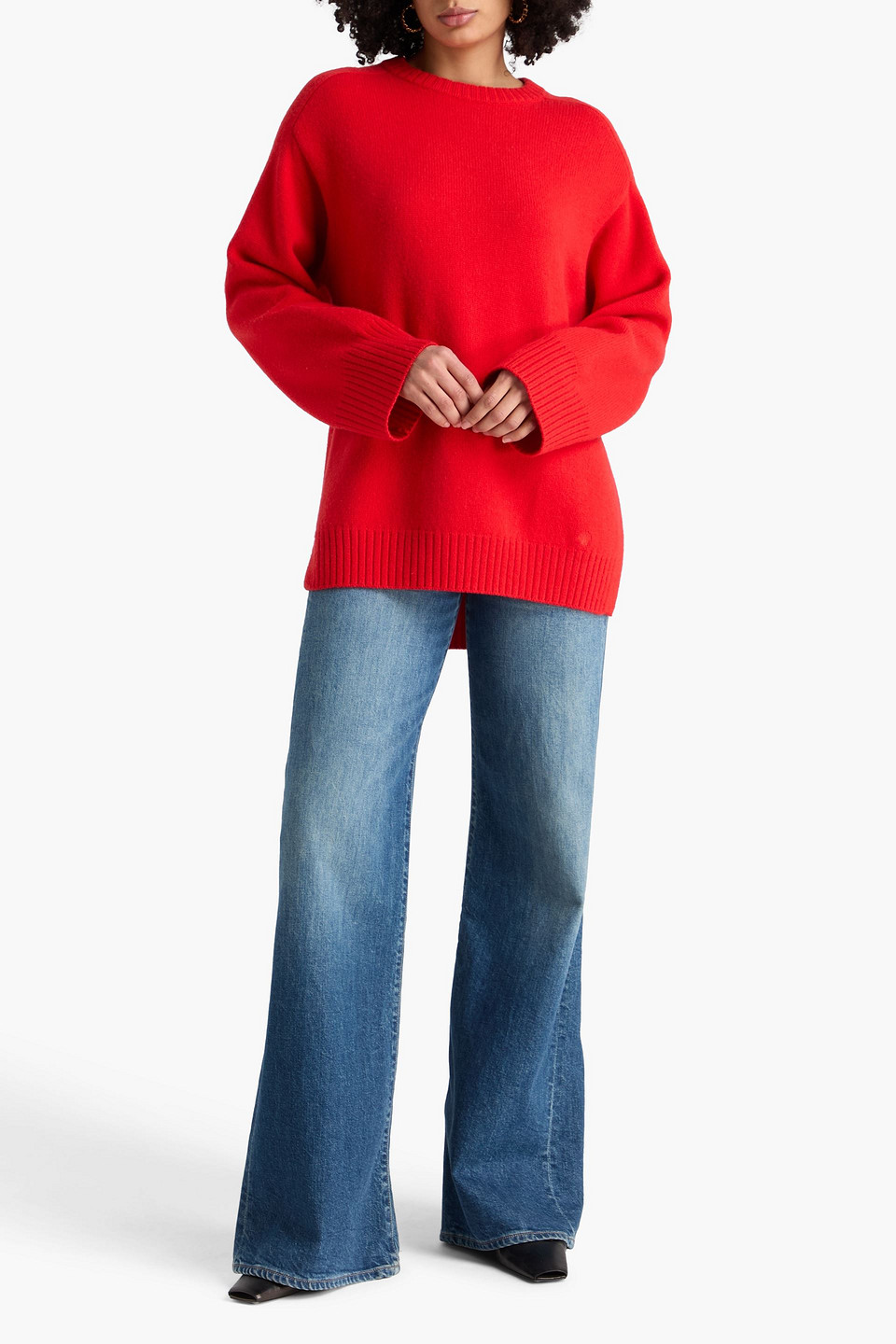  Loulou De Saison - Pullover „safifa“ Aus Einer Merinowoll-kaschmirmischung - Rot - Xs 