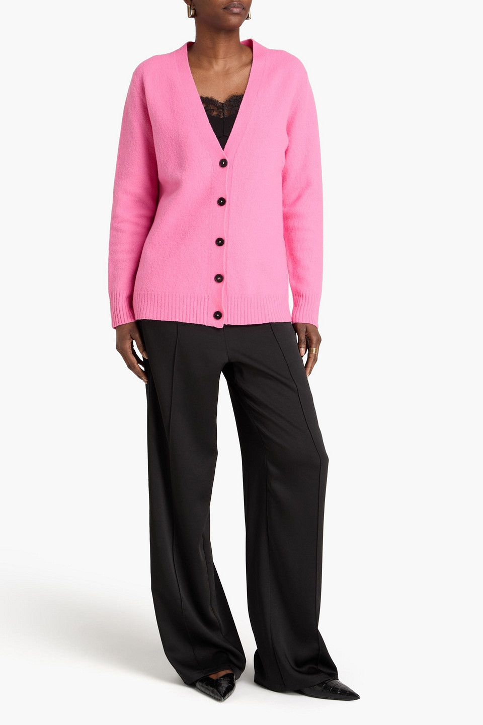  Jil Sander - Cardigan Aus Merinowolle - Pink - Fr 36 