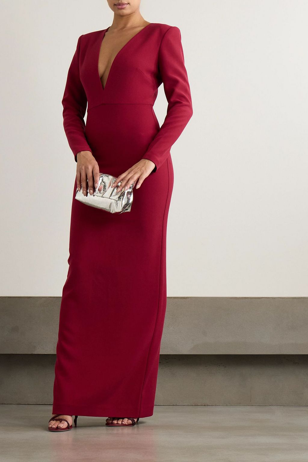 ROLAND MOURET Crepe gown | THE OUTNET ROLAND MOURET Crepe gown | THE OUTNET