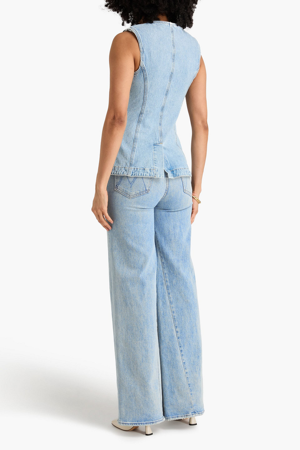  Simkhai - Oberteil „charley“ Aus Denim - Blau - Us 2 