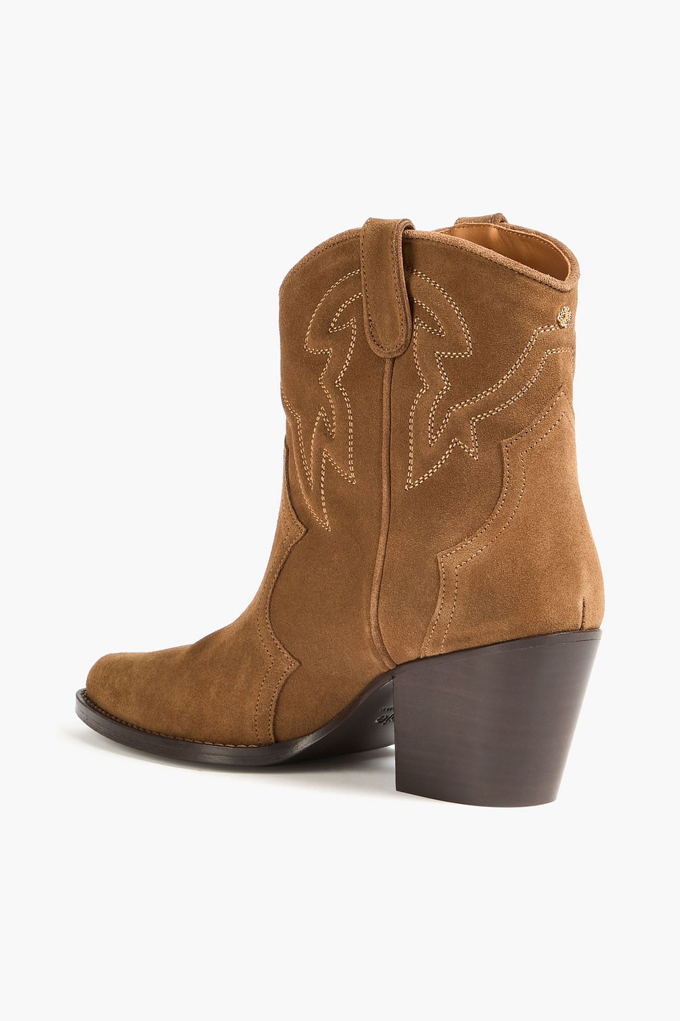  Maje - Cowboy Boots Aus Veloursleder - Neutral - Eu 36 