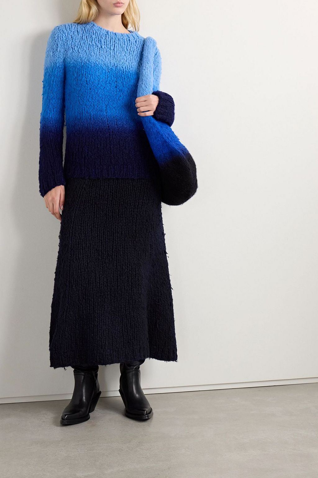 GABRIELA HEARST Perses cashmere midi skirt | THE OUTNET