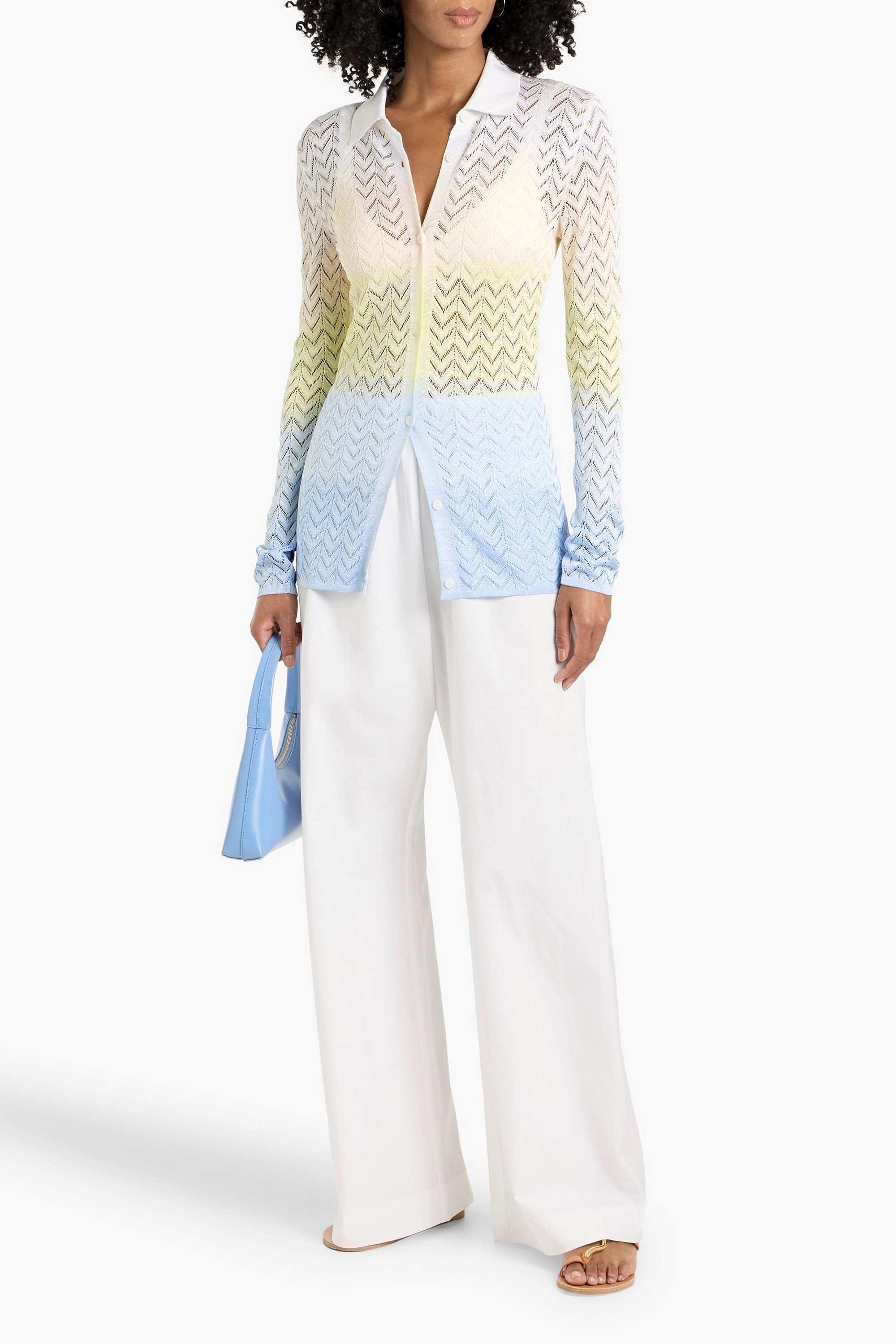 Missoni Crochet-knit shirt