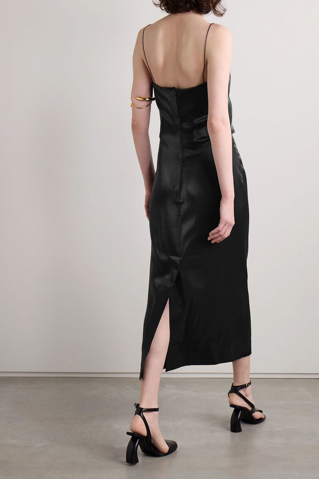 jacquemus satin dress Jacquemus - The Carino Dress - Black