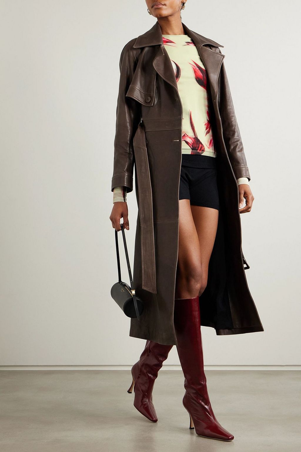 JEAN PAUL GAULTIER Printed stretch-jersey top | THE OUTNET JEAN PAUL GAULTIER Printed stretch-jersey top | THE OUTNET