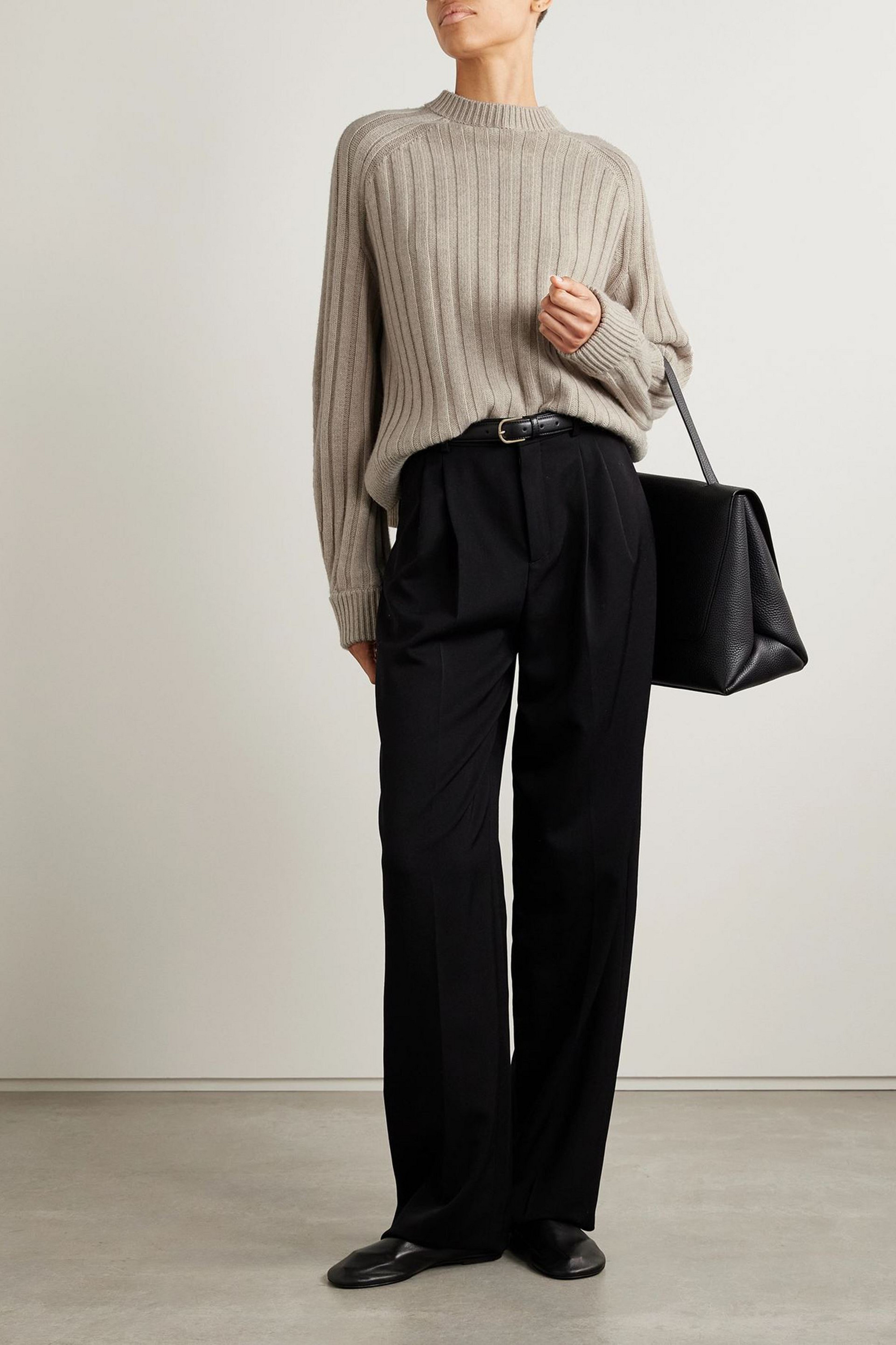 Proenza Schouler Delta ribbed wool and cashmere-blend sweater