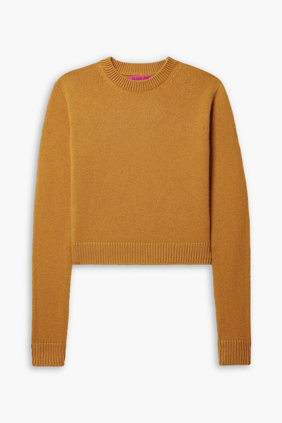 the elder statesman - cashmere sweater - yellow - l