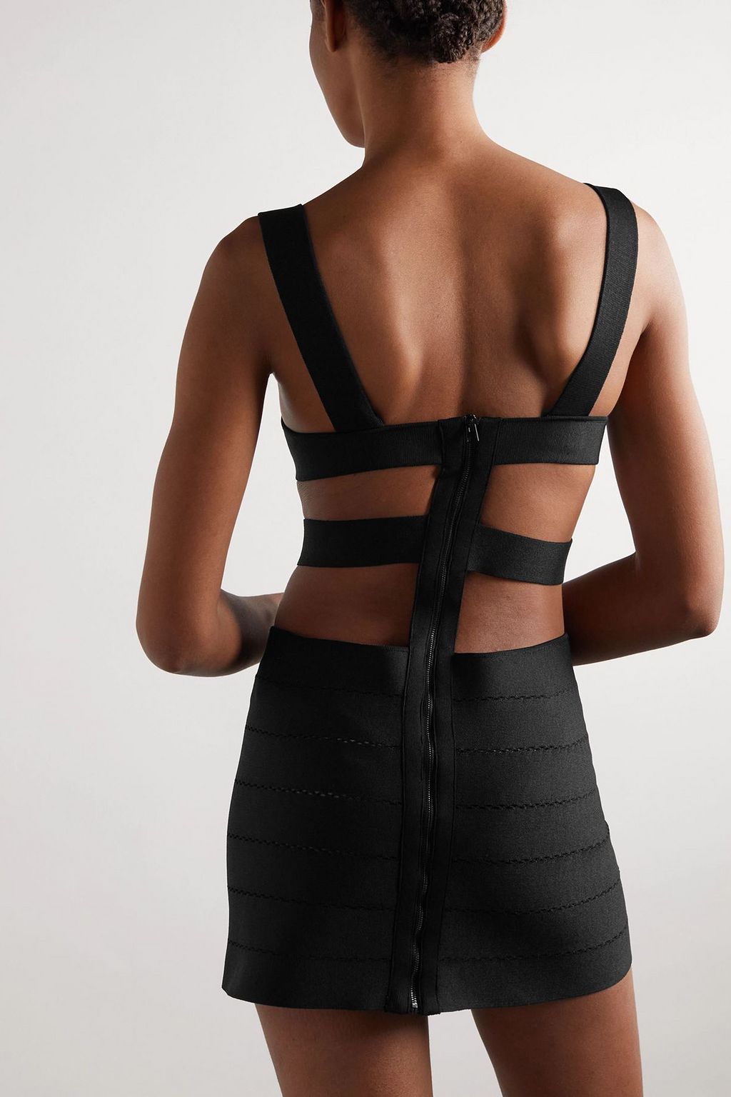tom ford cut-out mini dress SHORT DRESS WITH CUT OUT AND CHAIN CLOSURE