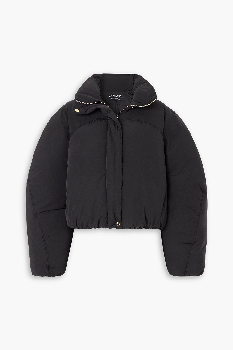 jacquemus - caraco padded shell jacket - black - fr 40