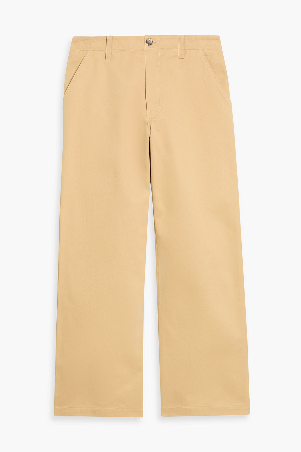 marni - cotton-twill chinos - yellow - it 48