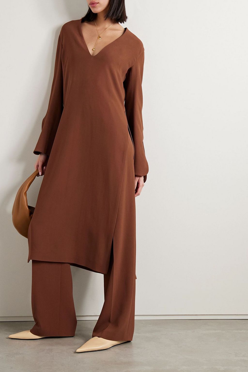 FABIANA FILIPPI Coated leather skinny pants | THE OUTNET