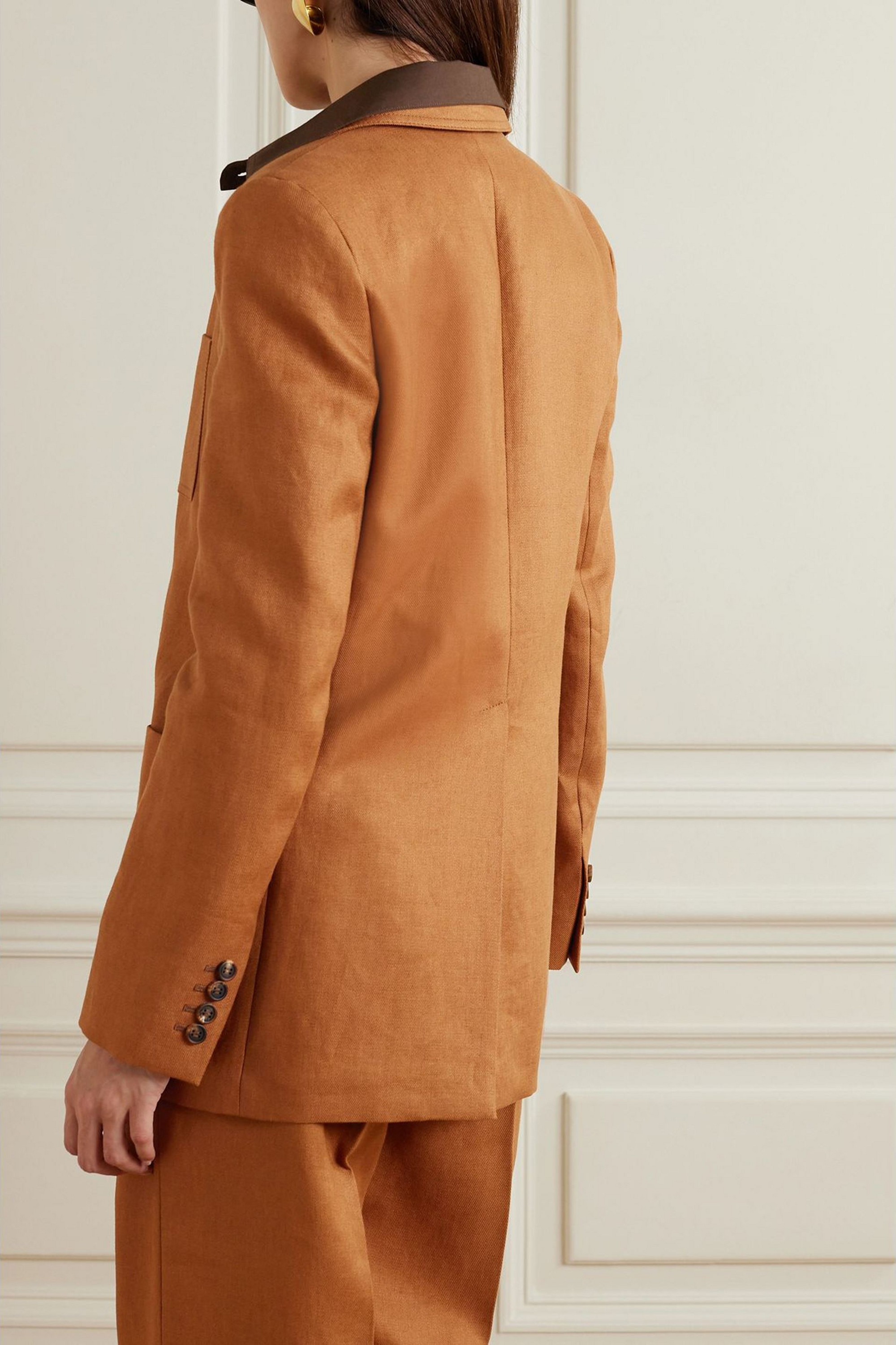 Max Mara Boemia linen-twill blazer