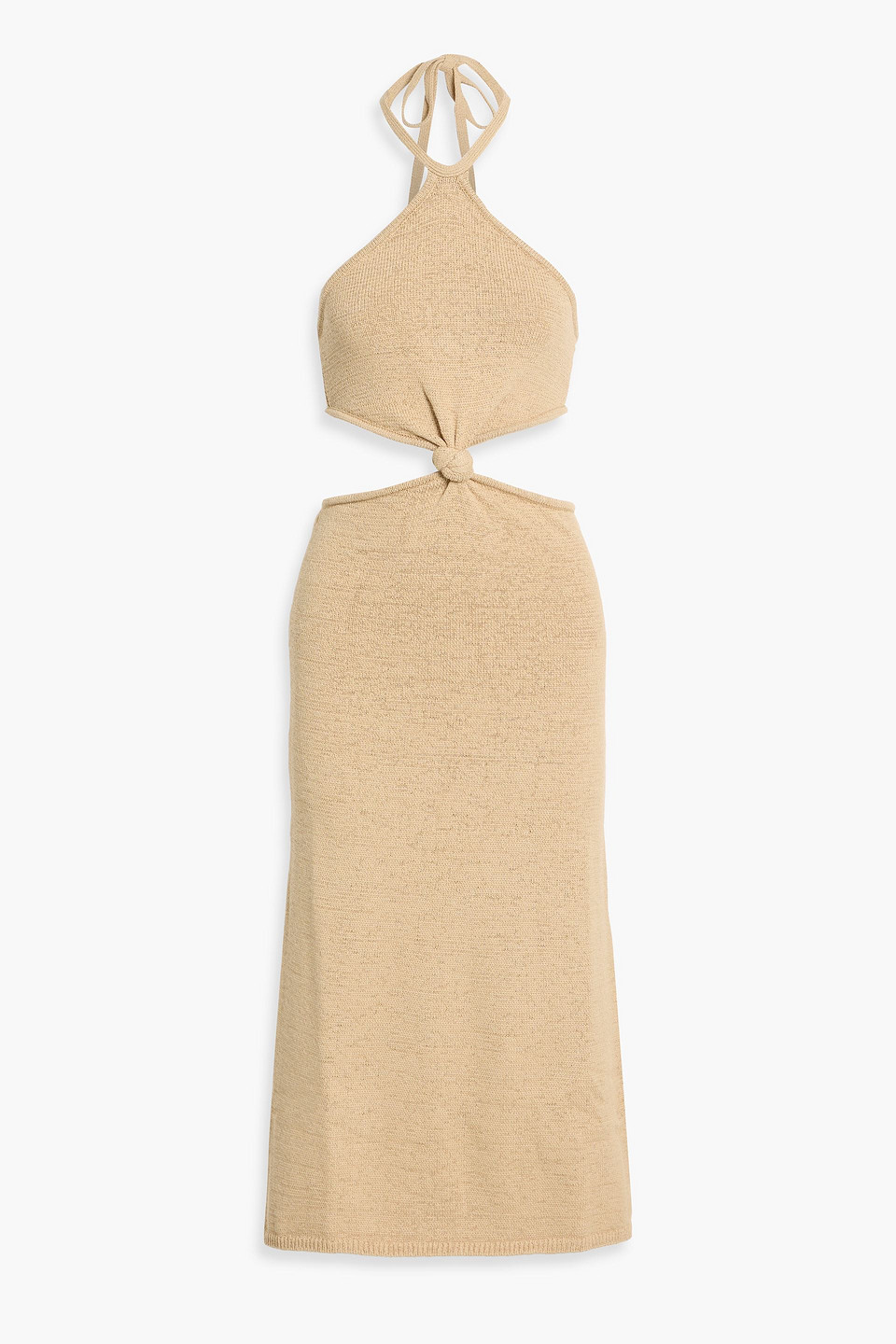 Cult Gaia Cameron Cutout Cotton-blend Midi Dress In Multi