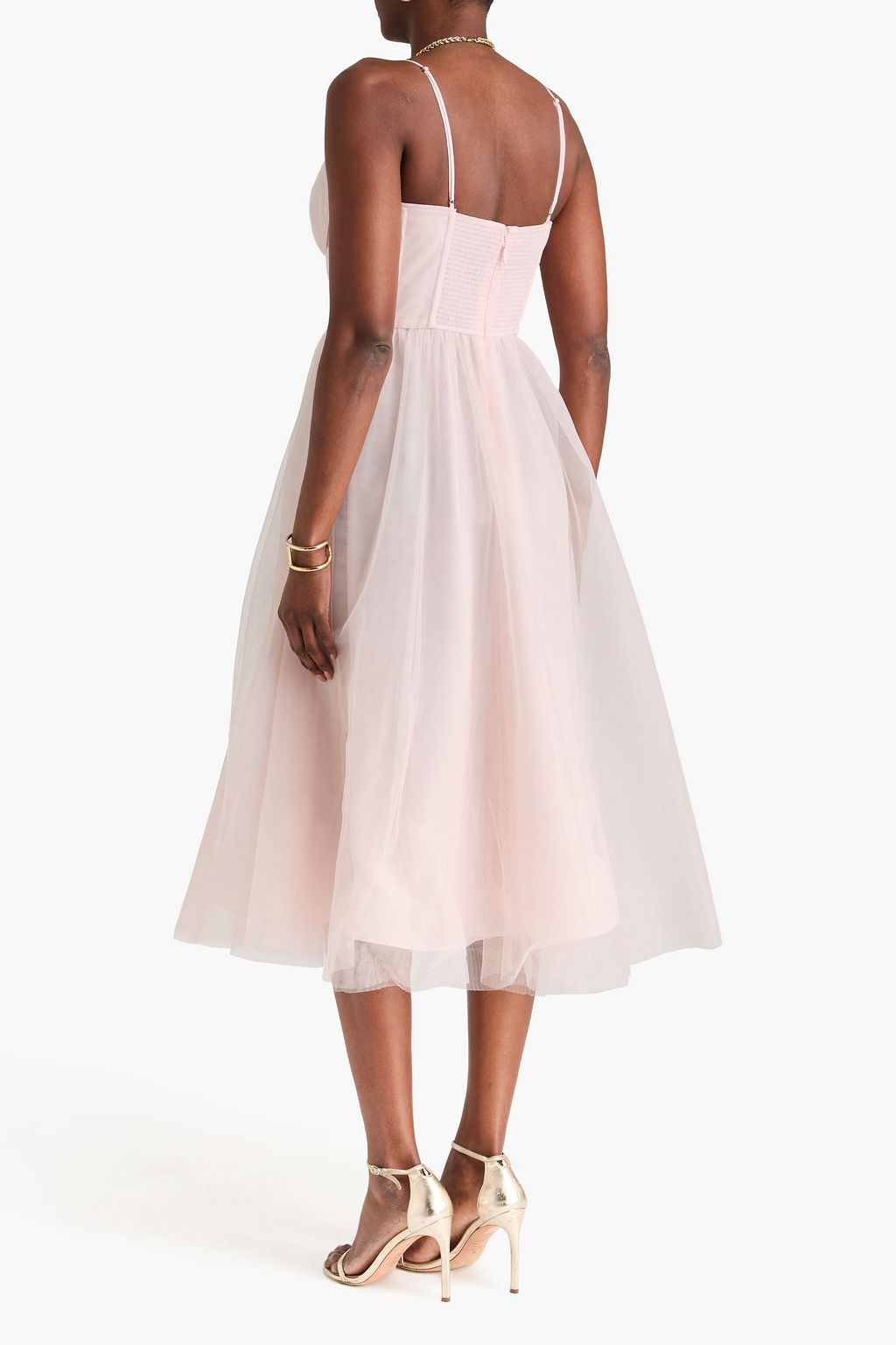 ZIMMERMANN Tulle midi dress | THE OUTNET