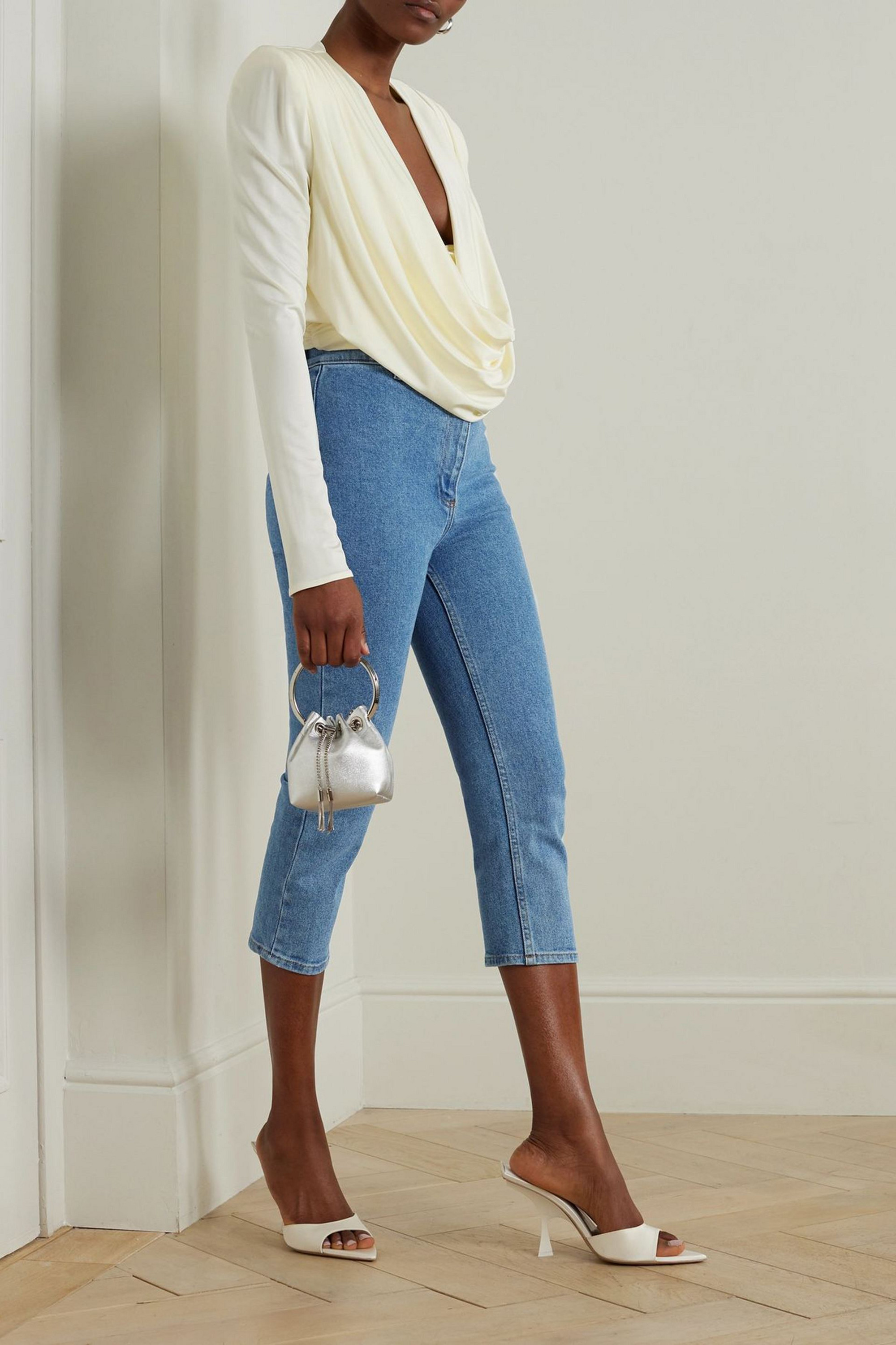 Magda Butrym Cropped high-rise skinny jeans
