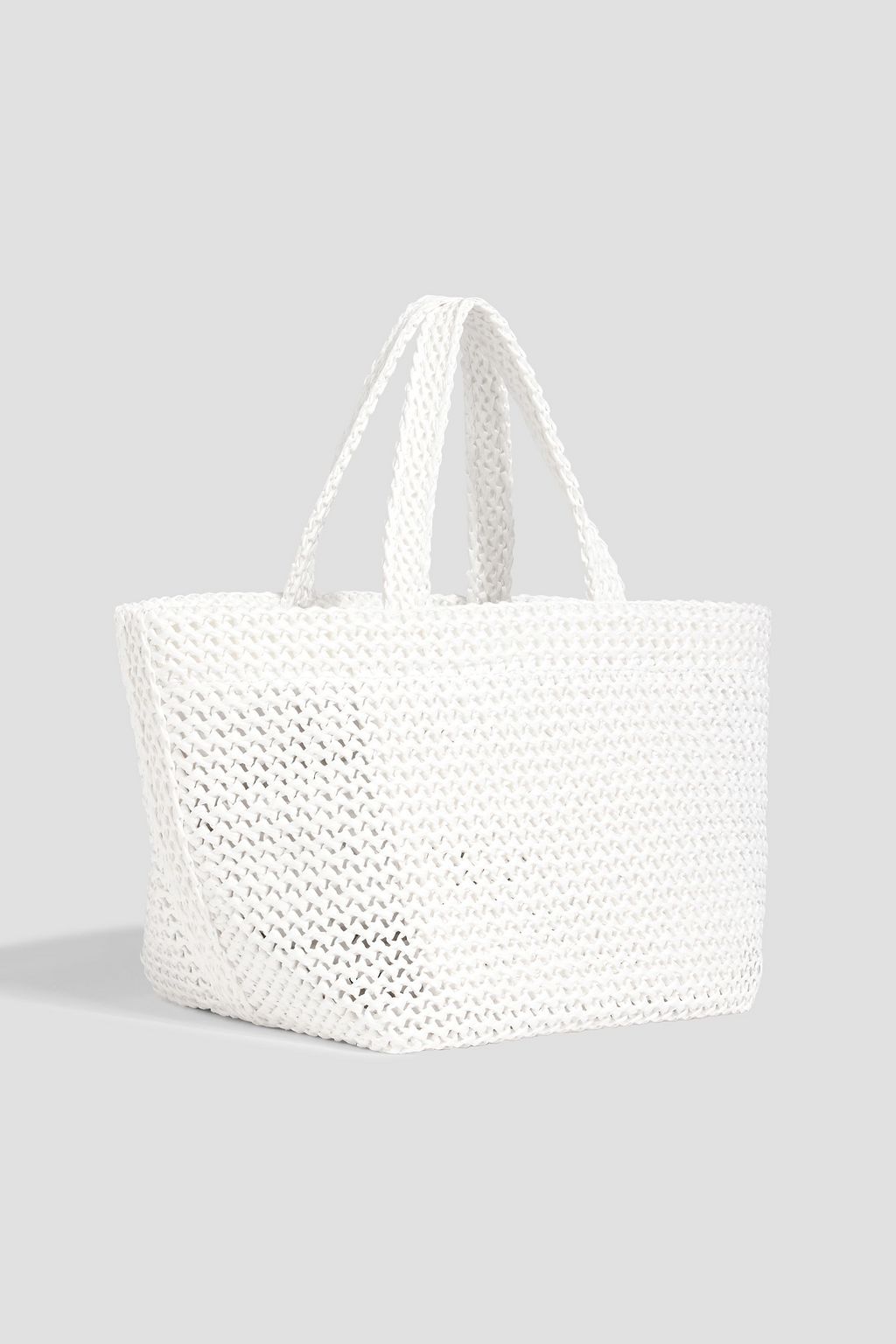 ALEXANDER WANG Punch small faux raffia tote | THE OUTNET