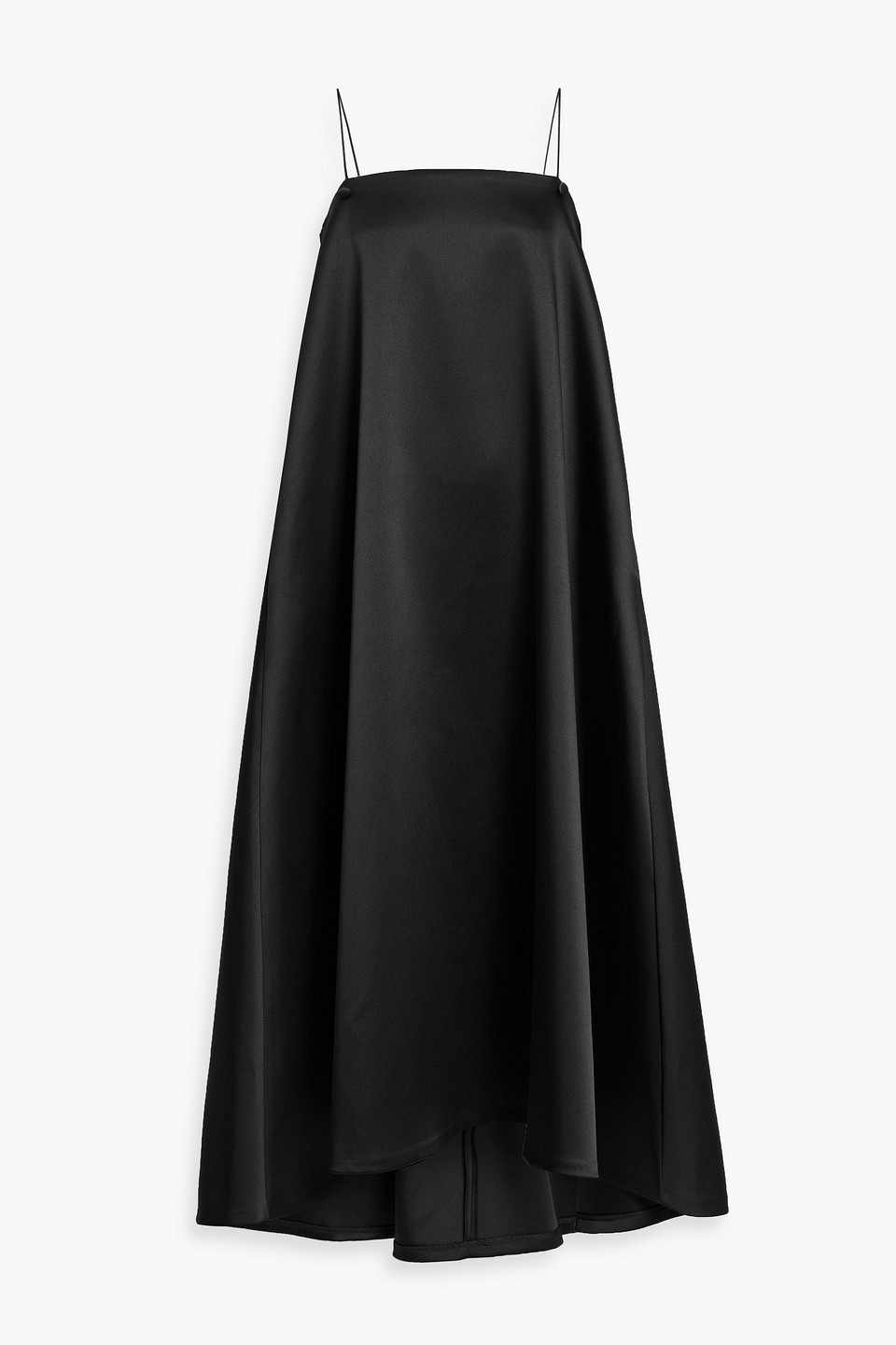 Rohe Embellished Duchesse-satin Maxi Dress In Black