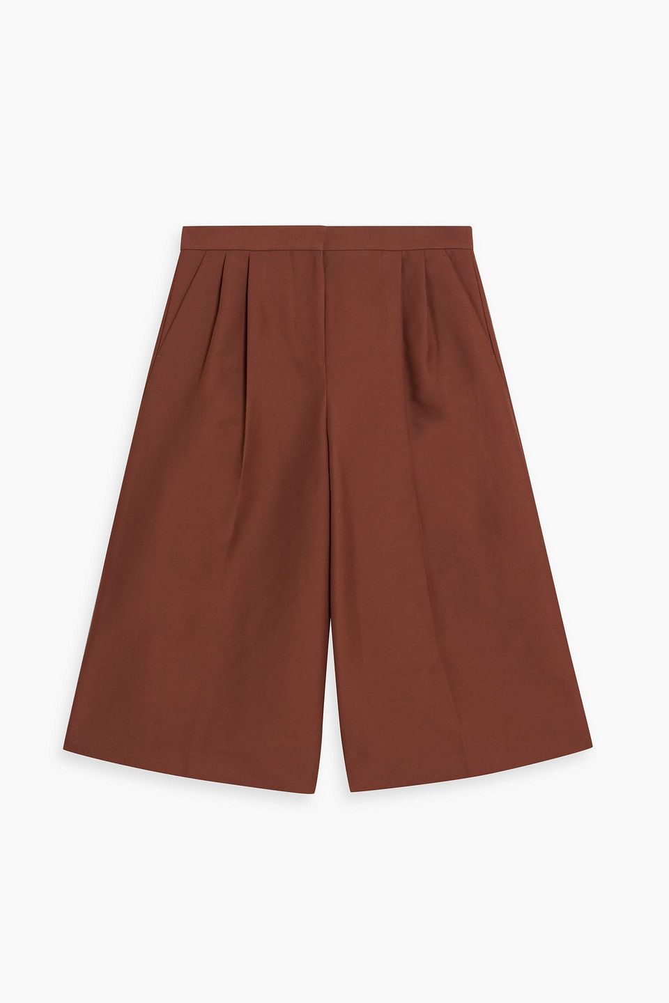 Marni Cotton Culottes In Brown