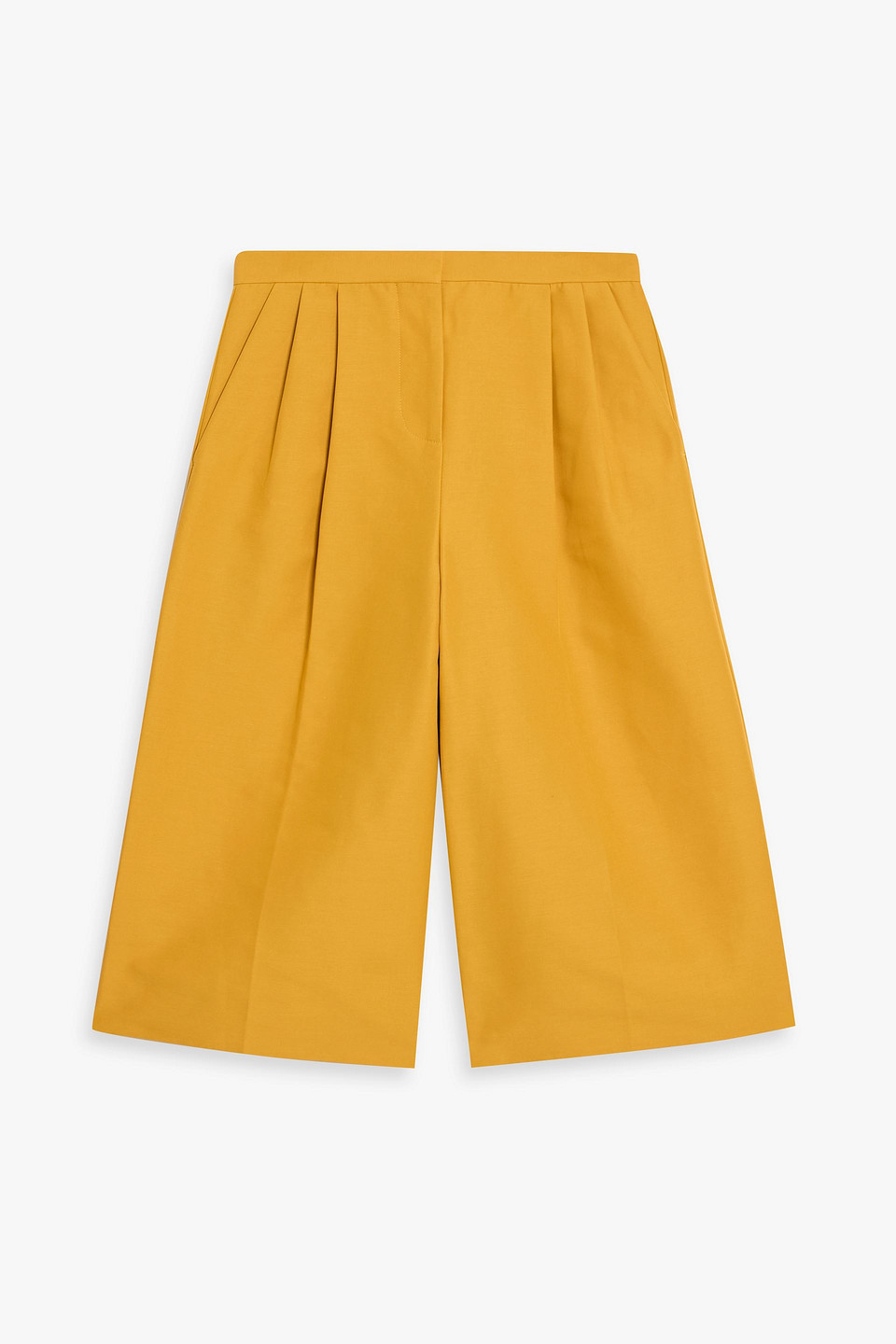 Marni Cotton Culottes In Gold