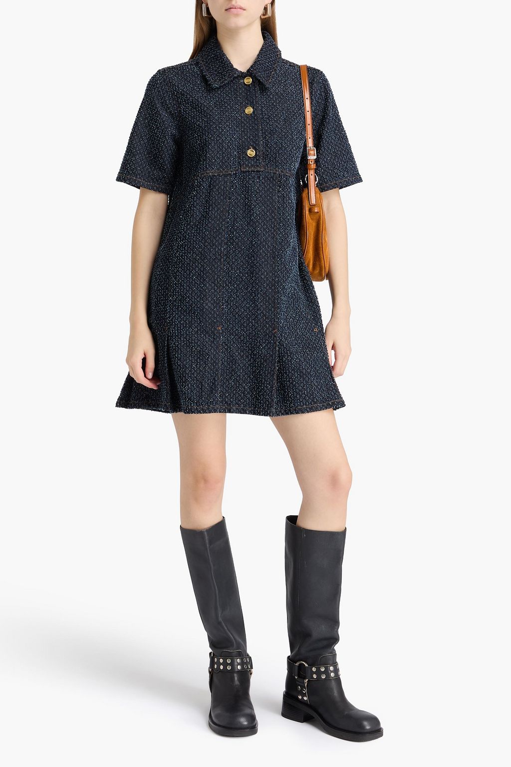 short sleeve sun dress LuLu-B Women's Short Sleeve Sun Protection Dress, Black