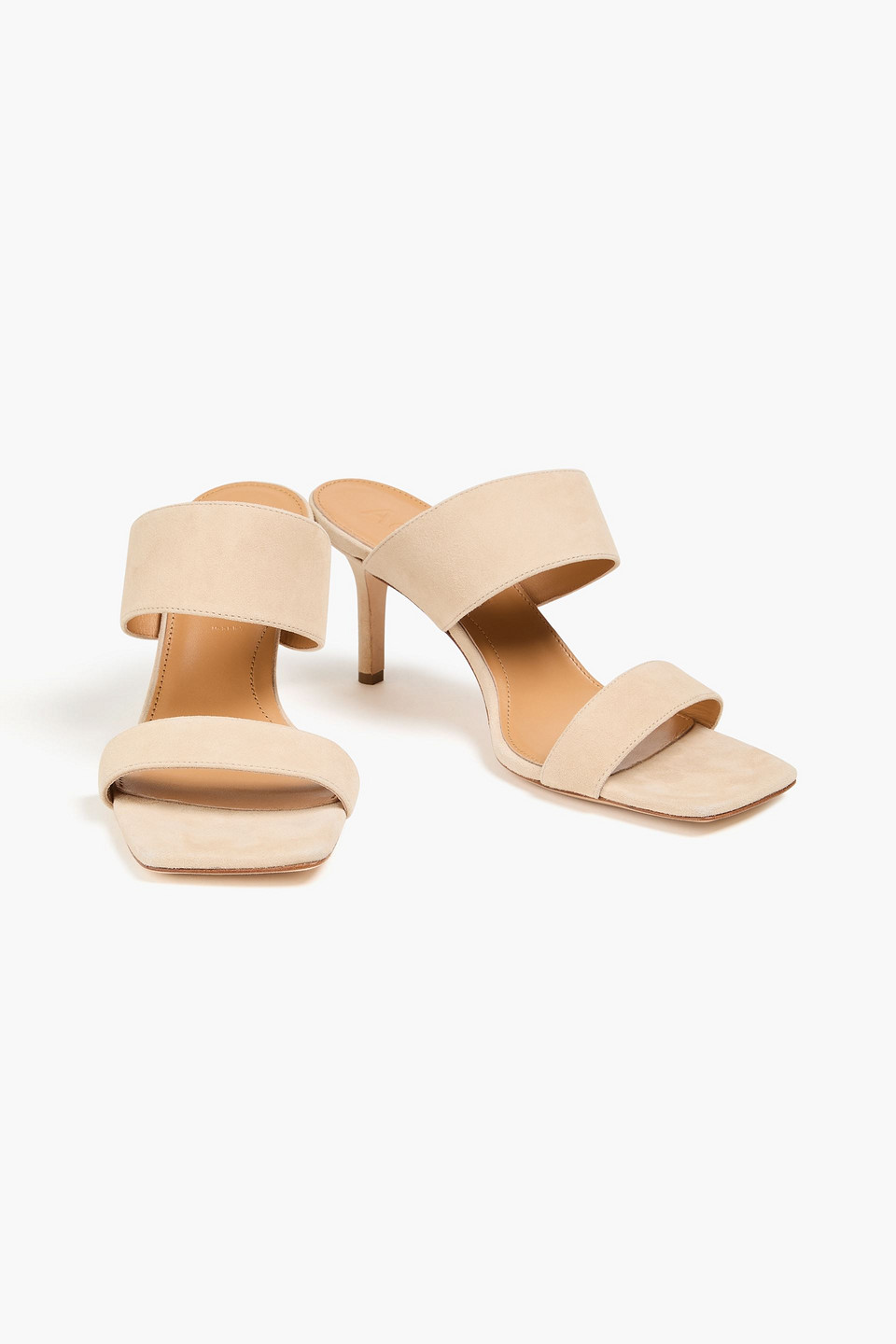 Aeyde - Mules „varvara“ Aus Veloursleder - Neutral - Eu 36 