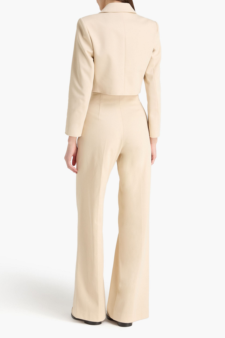  Sandro - Doppelreihiger Cropped Blazer Aus Baumwolle - Neutral - Fr 34 