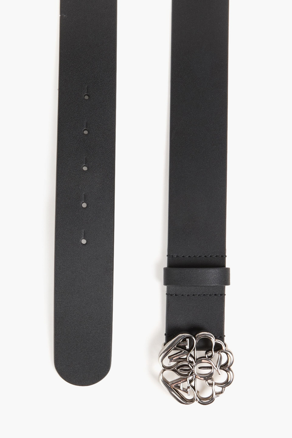  Mcqueen - Ledergürtel - Schwarz - 85 Cm 