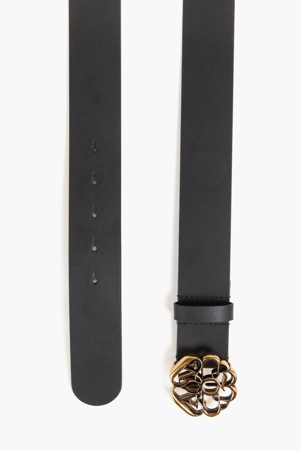  Mcqueen - Ledergürtel - Schwarz - 115 Cm 