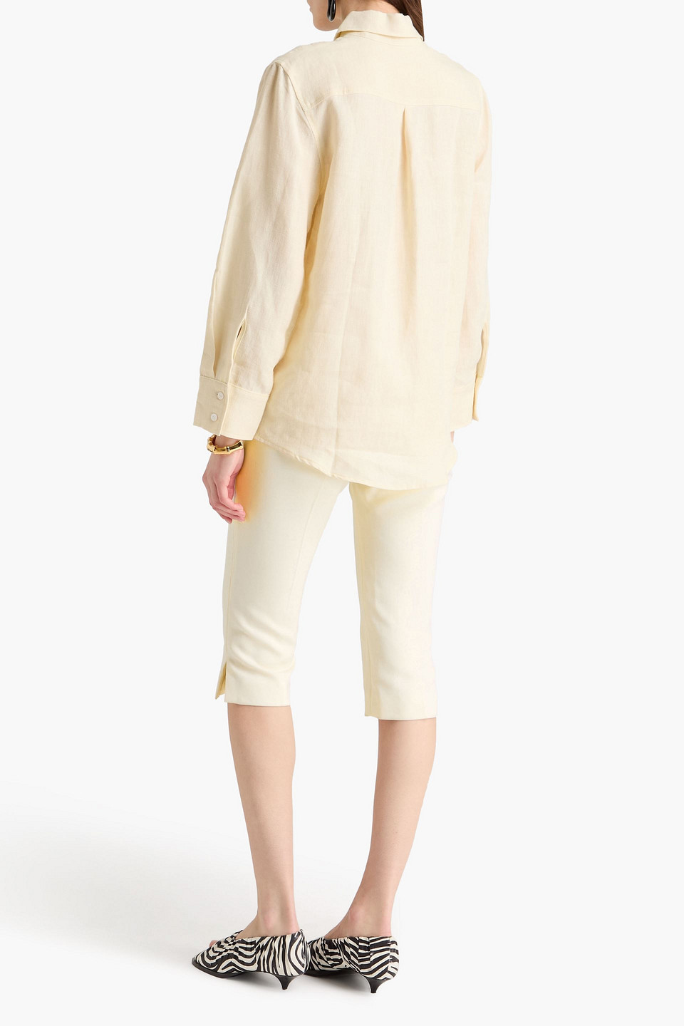  Casa Raki - Linen Shirt - White - Xs 