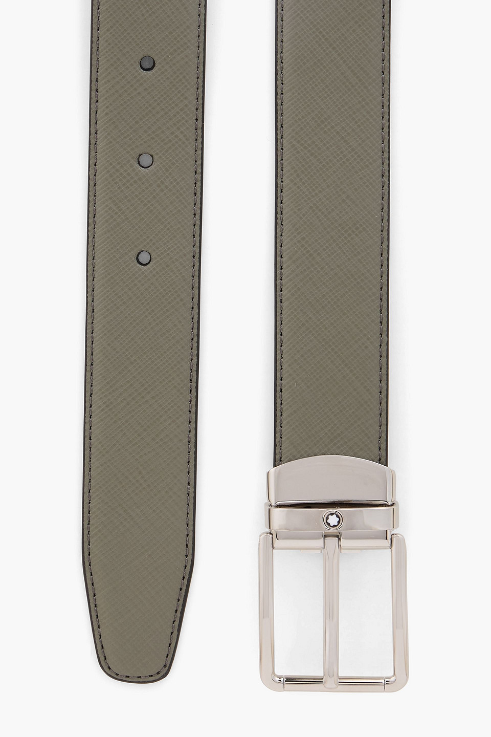  Montblanc - Gürtel Aus Strukturiertem Leder - Grau - Onesize 