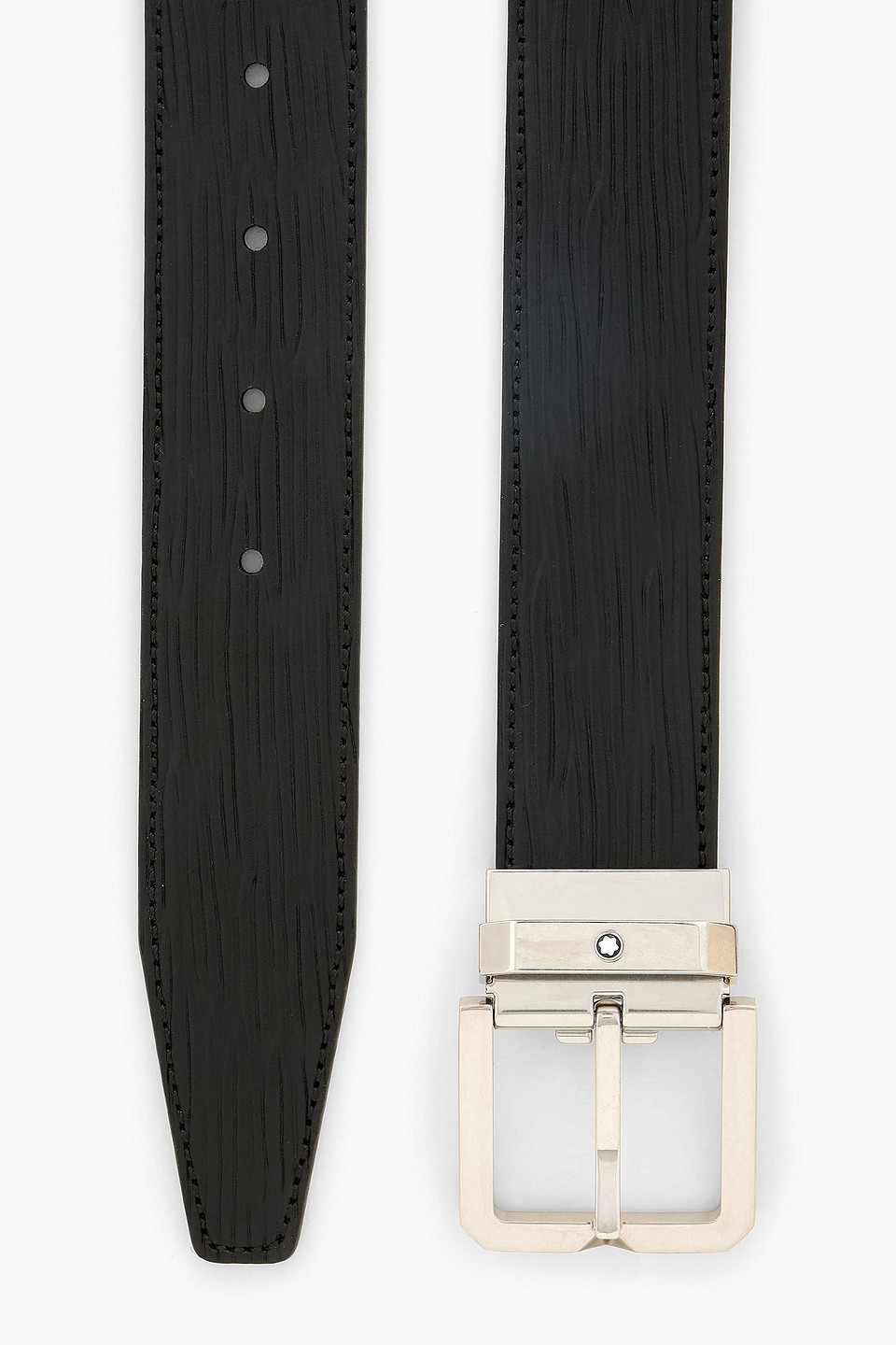  Montblanc - Gürtel Aus Strukturiertem Leder - Schwarz - Onesize 