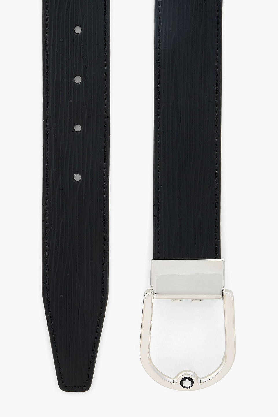  Montblanc - Gürtel Aus Strukturiertem Leder - Schwarz - Onesize 